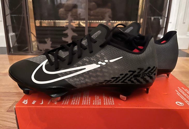 Nike React Vapor Ultrafly Elite 4 Metal Baseball Cleats Size 13 Black/Grey