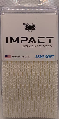 Impact Goalie Mesh ECD White 12d