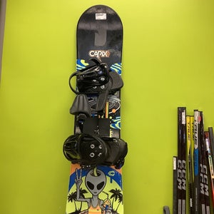 Used Capix C 120 Cm Boys' Snowboard Combo