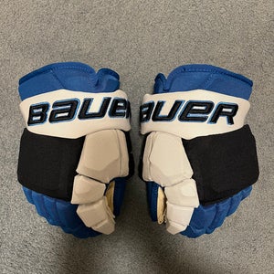 Pro Stock 13” Bauer Vapor 2X Pro Gloves Winnipeg Jets Reverse Retro