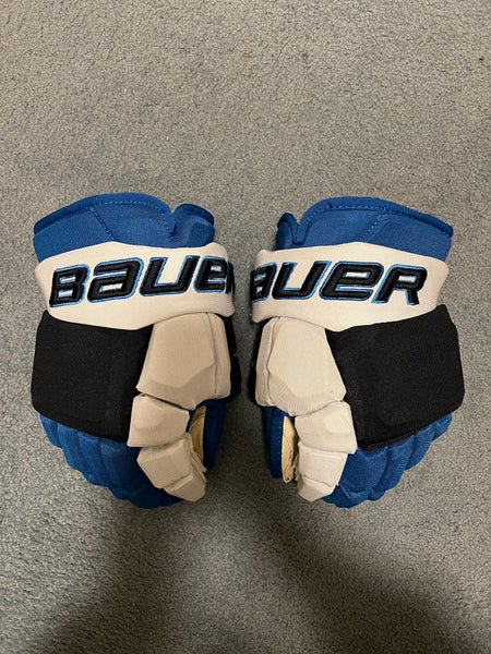 Pro Stock 13” Bauer Vapor 2X Pro Gloves Winnipeg Jets Reverse Retro