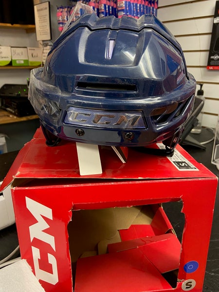 New Small CCM Fitlite 3DS Helmet Navy Blue