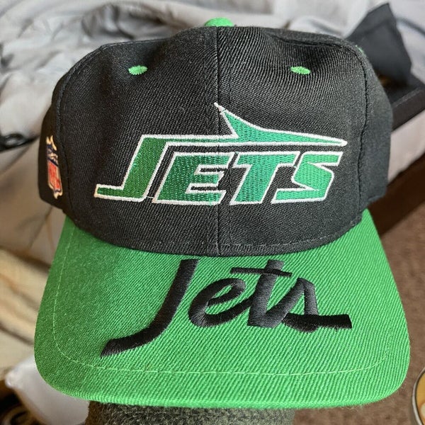 Vintage 80s NY Jets Sports Specialties Pill Box Snapback NFL 