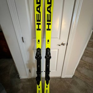 Used 2022-23 HEAD 175 cm Racing World Cup e-race pro Skis With Bindings Max Din 16