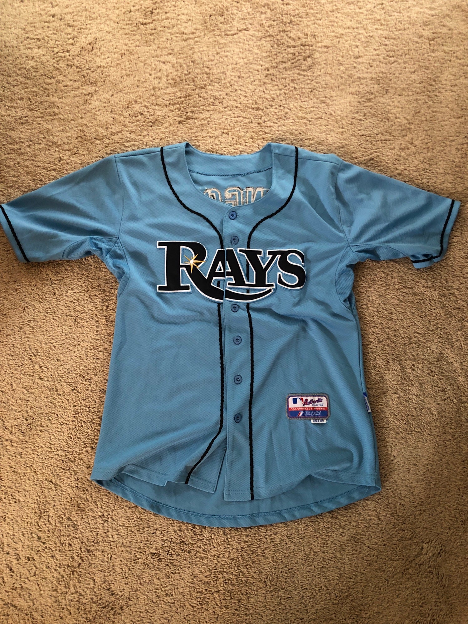 Evan Longoria signed jersey with Mead chasky sports enterprise