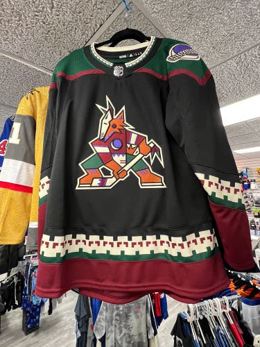 New Authentic Arizona Coyotes (home Black) Adidas Hockey Jersey