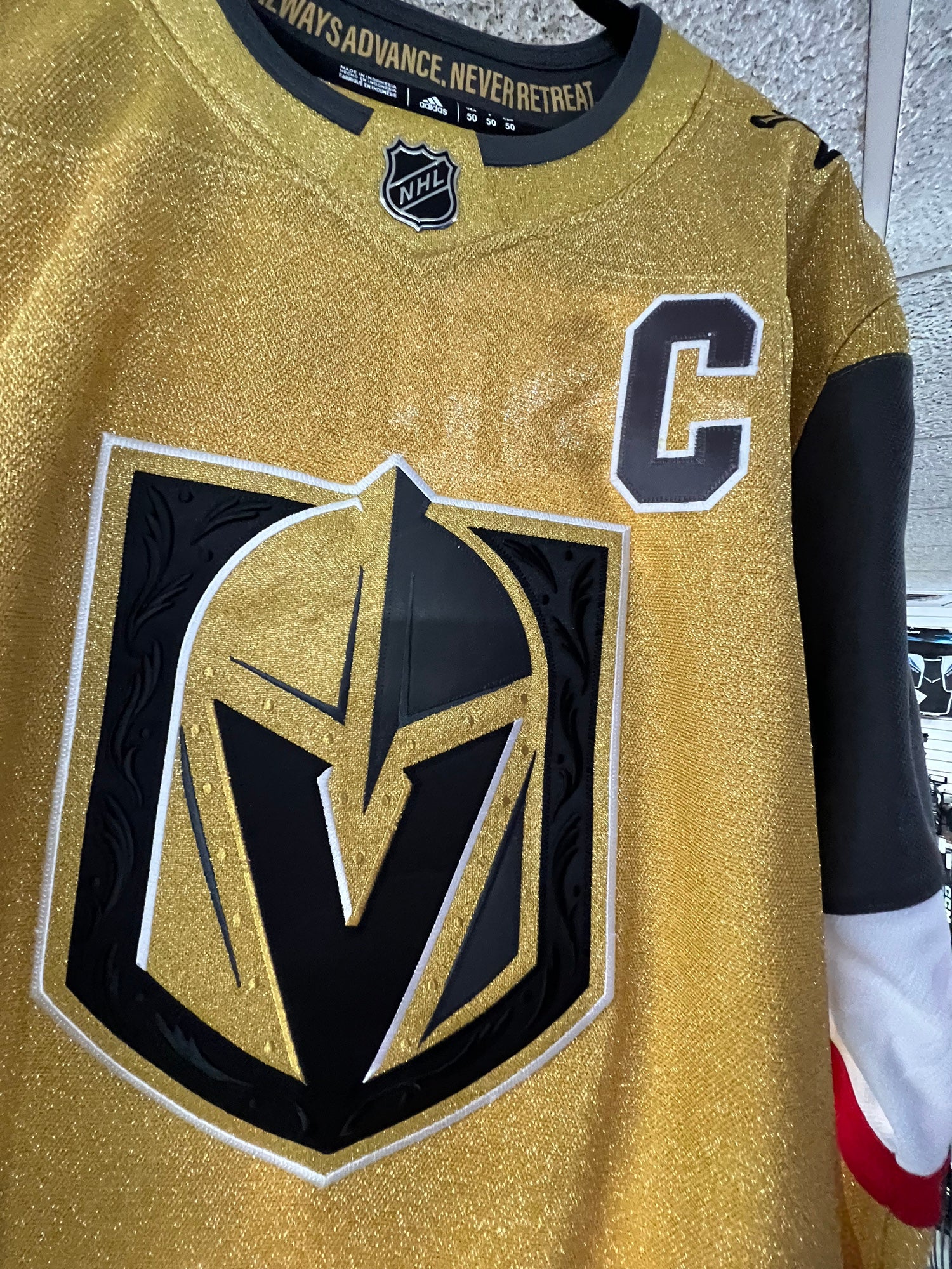 New Authentic Vegas Golden Knights Adidas Hockey Jersey - Mark Stone