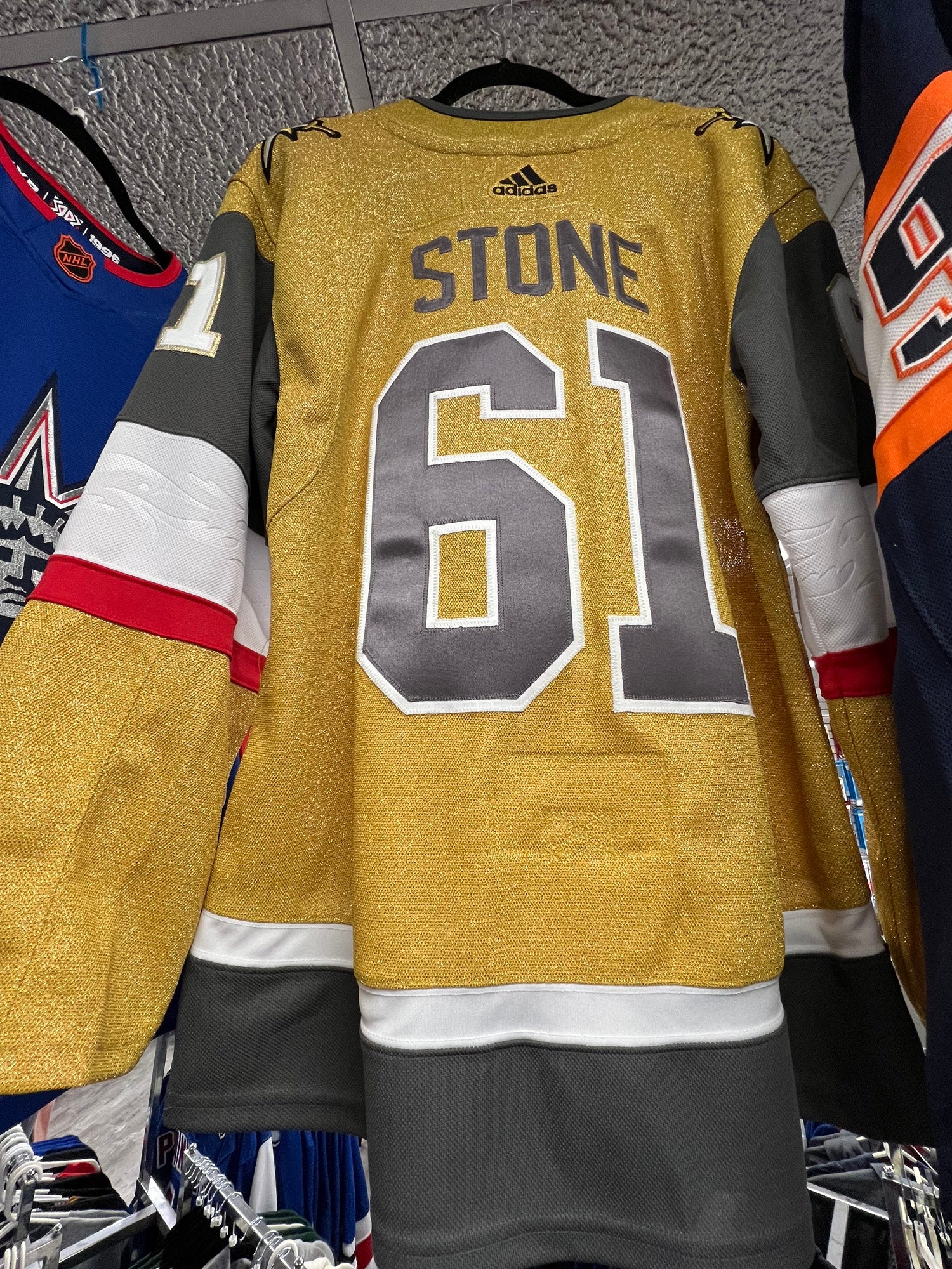 Mark Stone Vegas Golden Knights Adidas Primegreen Authentic NHL Hockey Jersey - Third Alternate / S/46