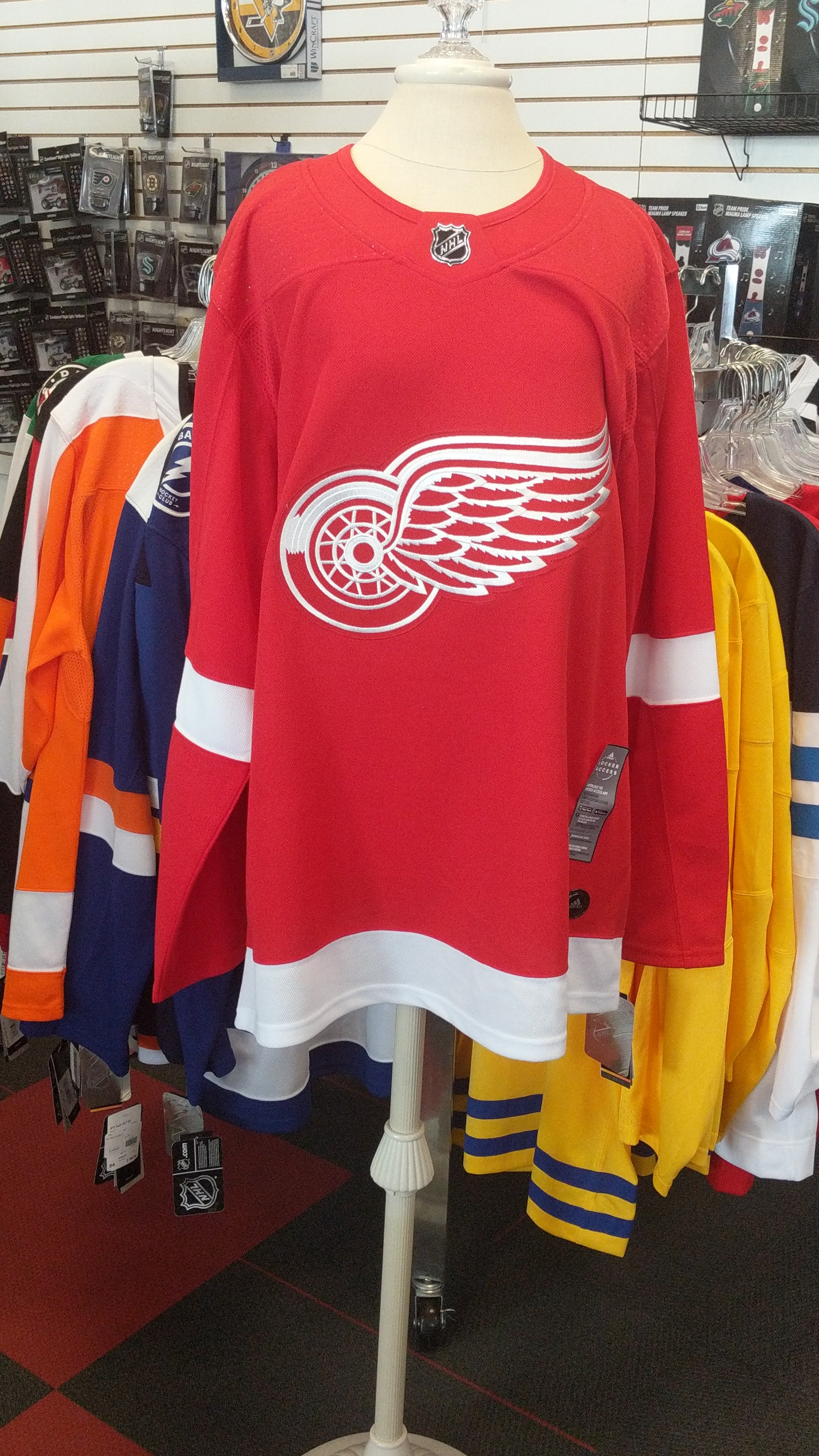 Adidas Detroit Red Wings Military Appropriation Jersey - Adult