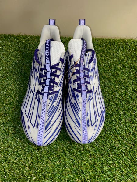 Adidas Adizero Football Cleats Purple Cloud White GZ6914