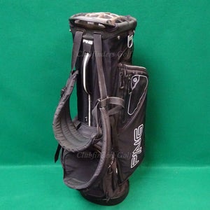 Ping Hoofer 14 Black / White Golf Stand Bag Karsten w/ Raincover