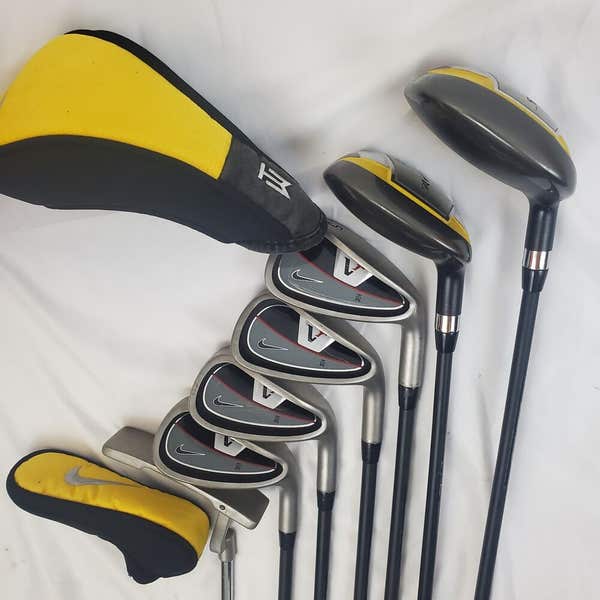 Nike Tiger Woods Full Jr. Golf Set 22° Driver 4 Wood 5,7,9,SW