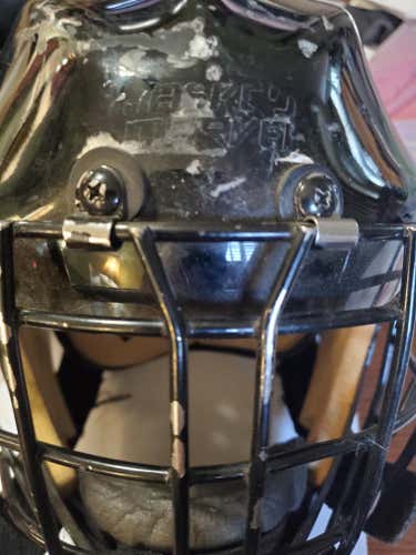 Intermediate Used Masked Marvel bandit jr Goalie Mask Pro Stock