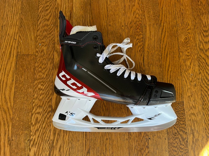 Senior Used CCM JetSpeed FT485 Hockey Skates Wide Width Size 9.5