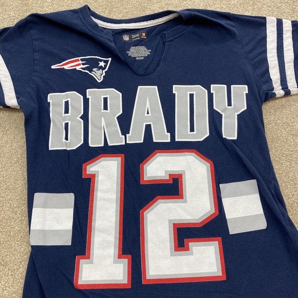 Tom Brady 12 New England NFL T-Shirt - Anynee