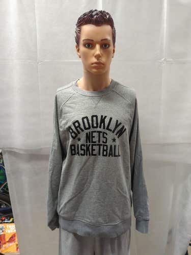 Brooklyn Nets Adidas Crewneck Sweater L NBA