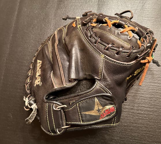 All Star Catchers Mitt Right Hand Throw 33.5" Black CM3000SBK Catcher's Glove