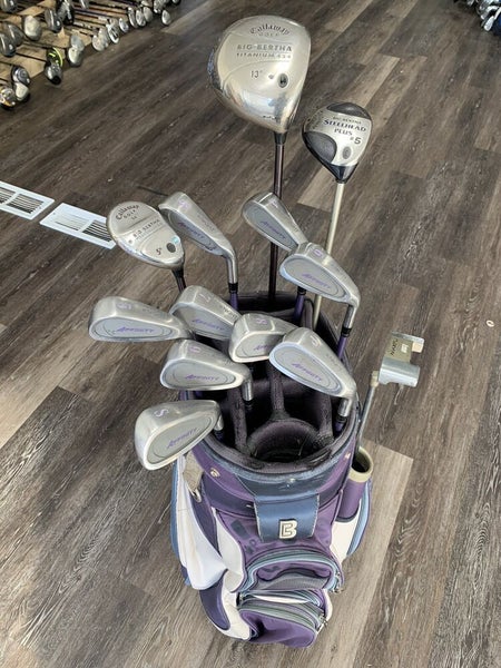 Complete Set of Womens Golf Clubs - Callaway, Affinity