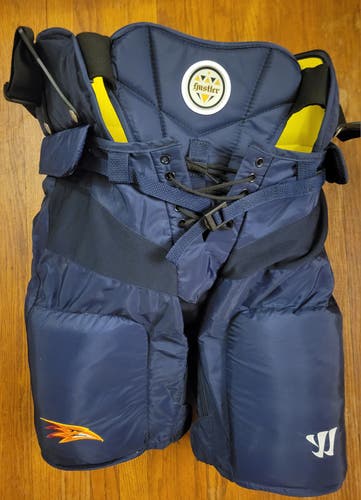 Warrior Franchise Pro Stock Hockey Pants XL Atlanta Thrashers Navy Blue