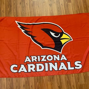 Arizona Cardinals NFL FOOTBALL SUPER AWESOME Large Fan Cave 3' X 5' Banner Flag!
