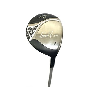 Used Callaway Solaire Women's Right 3 Wood Ladies Flex Graphite Shaft