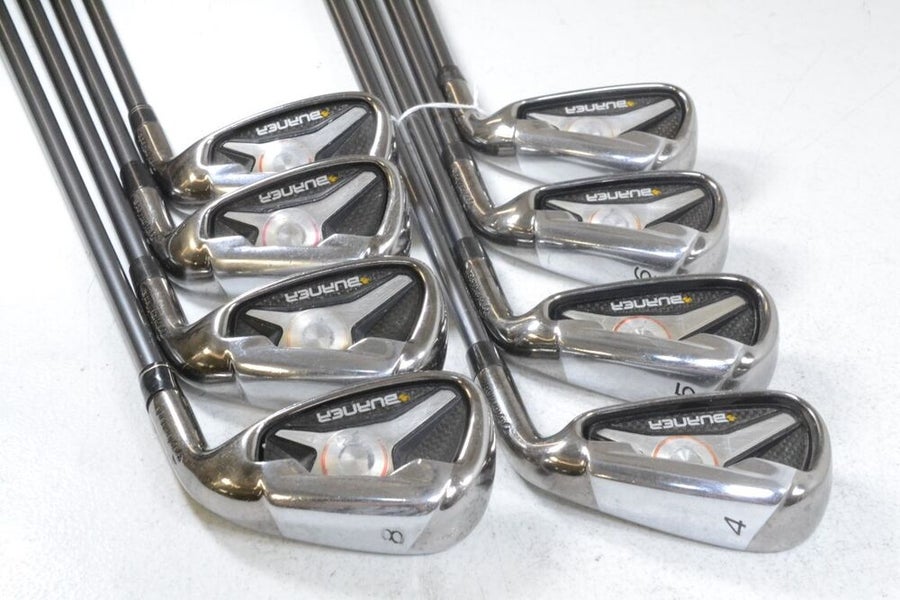 TaylorMade Burner 2009 4-PW,AW Iron Set Right Senior Flex Graphite