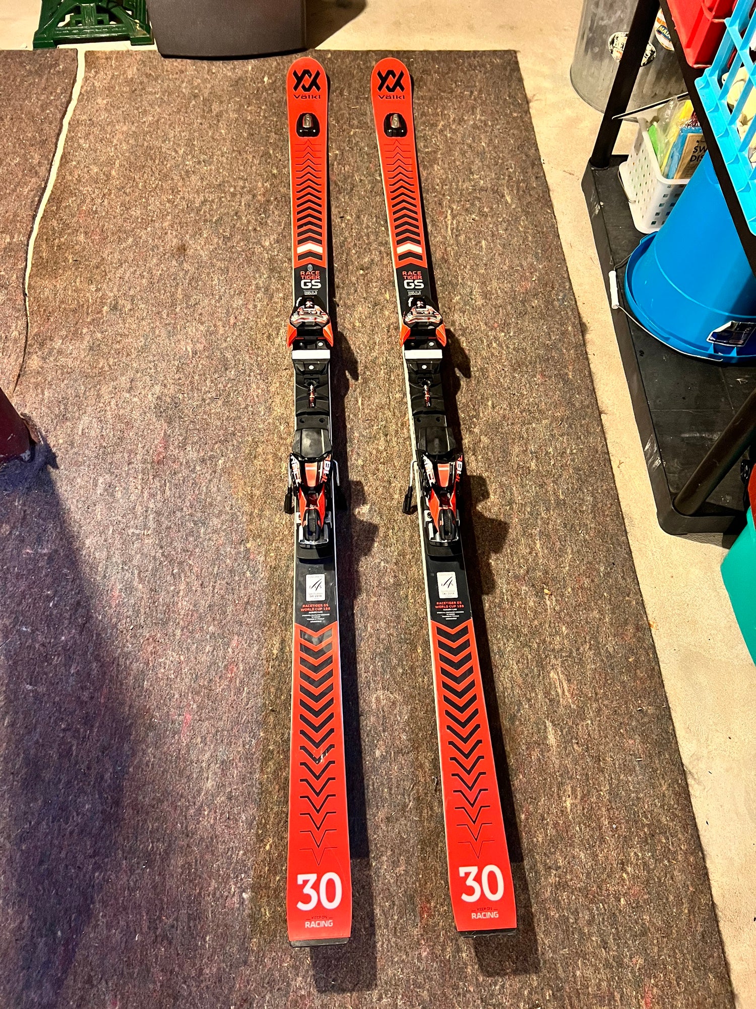 Volkl World Cup Racetiger GS 2022 Race ski With Marker X-comp