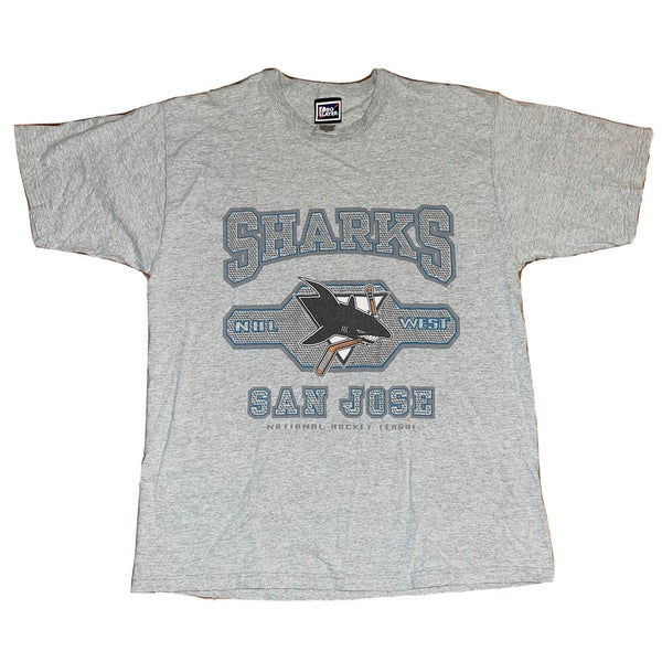 San Jose Sharks NHL Ombre long sleeve T-Shirt- Large – The Vintage Store