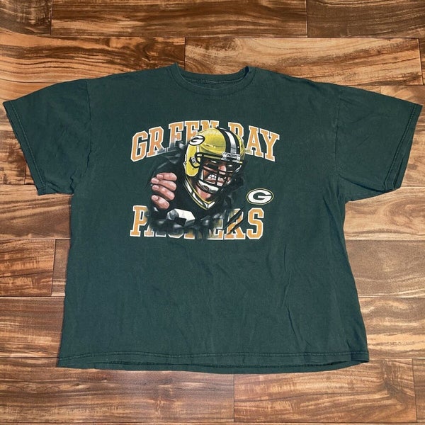 Vintage Y2K 2000s Green Bay Packers NFL Football Graphic T-Shirt