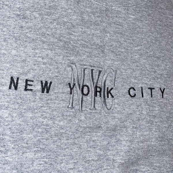 FDNY Red Embroidered Crewneck Sweatshirt