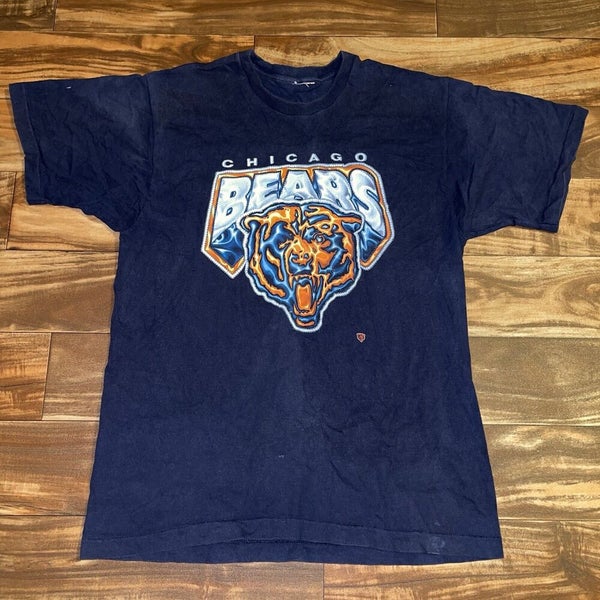 Vintage Chicago Bears NFC Graphic T-Shirt Men's Size XL USA Football Navy  Blue