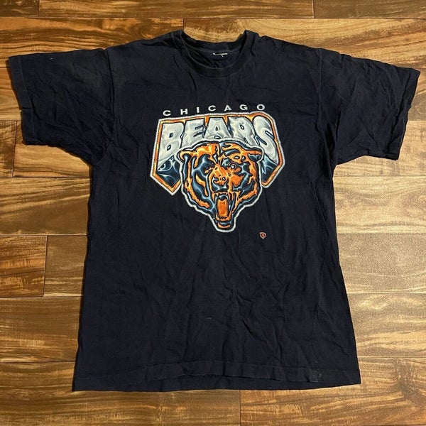 Vintage New 90s T-shirt Chicago BEARS Nfl Football Tee Large 