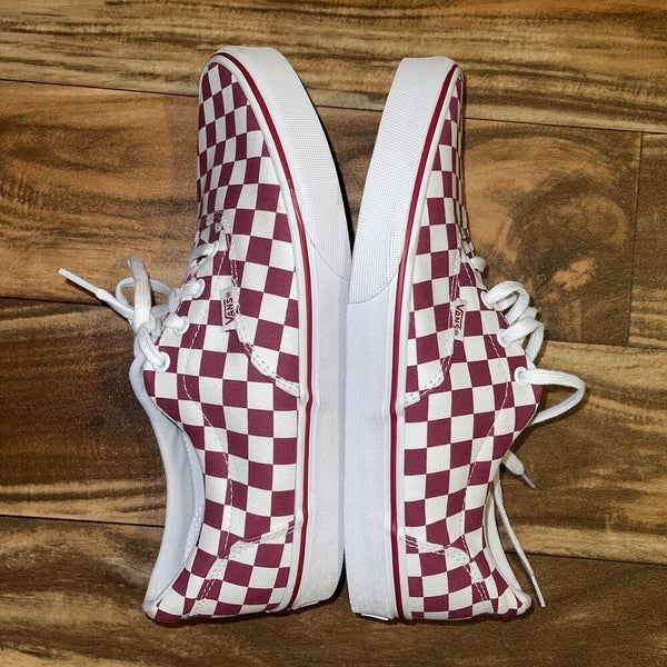 VANS Off The Wall Red Checkered Board Women's Canvas Low Shoes Size 11 - 721356 SidelineSwap