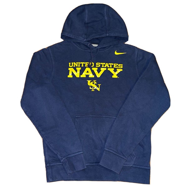 Nike United States Navy USN Sweatshirt Hoodie Size Small RARE Graphic Print Logo SidelineSwap