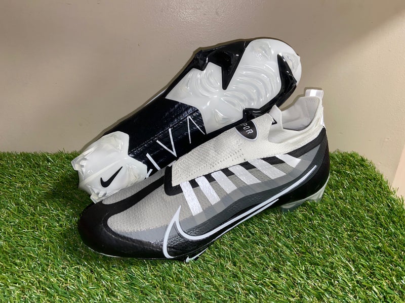 Nike Vapor Edge Elite 360 White Black Grey Football Cleats DQ3558