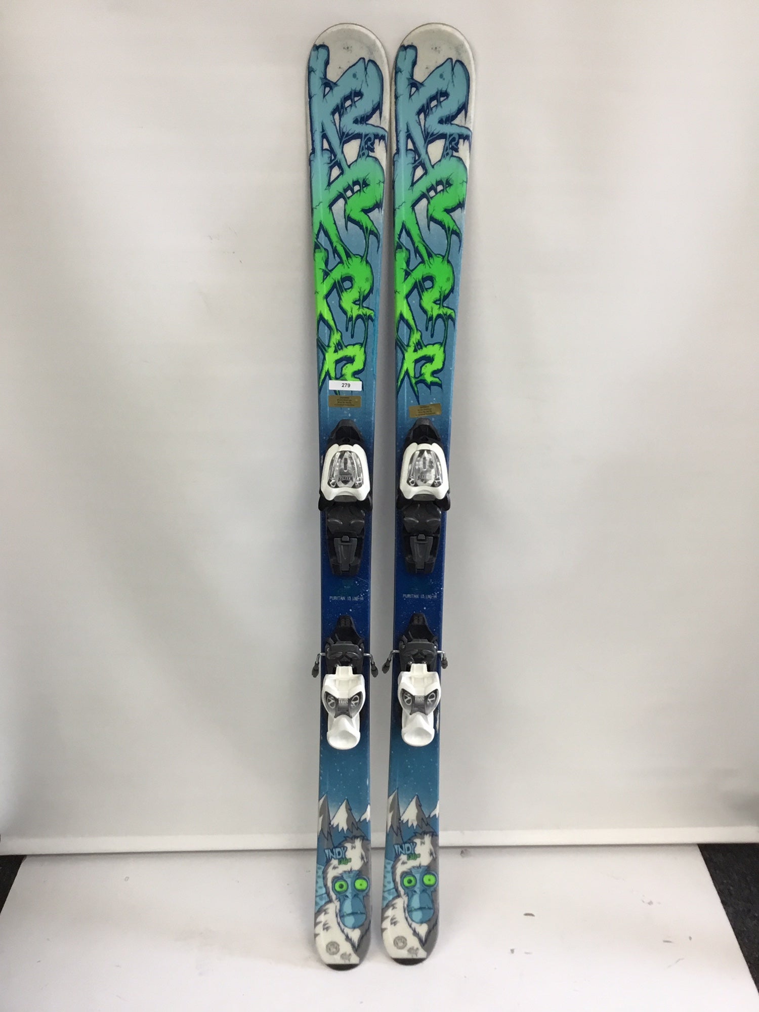 K2 Indy + FDT 4.5 スキー☆K2　INDY　Jr.　136cm/24.0cm ブーツ付 Kids Skis | SkatePro