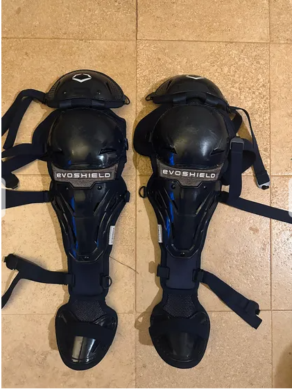 Used Adult EvoShield Catcher's Leg Guards