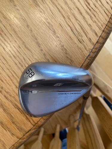 Titleist Vokey SM9 Wedge, 58-D, Chrome, Men's RH.