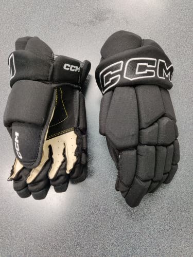 Like New CCM HG85C Gloves 13" Pro Stock Black Silver