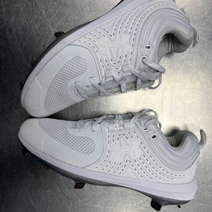 White Women's Metal Under Armour Cleats