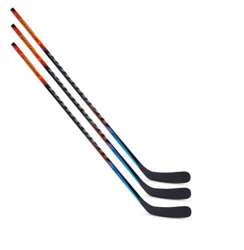 3 New Warrior Snipe Grip hockey sticks 55 flex Intermediate W03 left hand LH