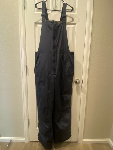 Men’s TLSA Ski/Snow Bibs - Size XL, Navy, Lightly Used Condition