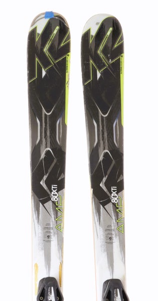 Used 2015 K2 AMP 80XTI Demo Ski with Bindings Size 170 (Option 221230)