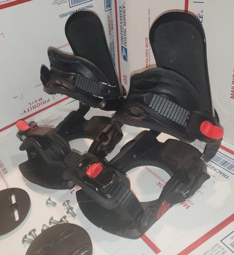 Rossignol RS Snowboard Bindings ADJUSTABLE SIZE S-M *USED* Mens/Womens