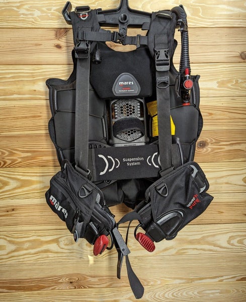 Mares Hybrid Pure Weight Integrated Folding Travel BCD XS, Small BCD Scuba  Dive