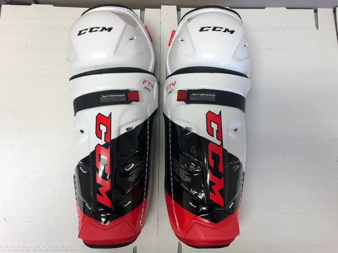 Senior CCM JetSpeed FT4 Pro Hockey Shin Pads 14” sr
