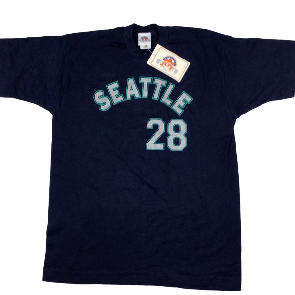 Vintage 90s Seattle Mariners MLB T-shirt. Dead stock, tag still on