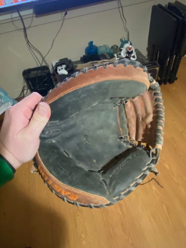 Used Easton Right Hand Throw Catcher's Glove