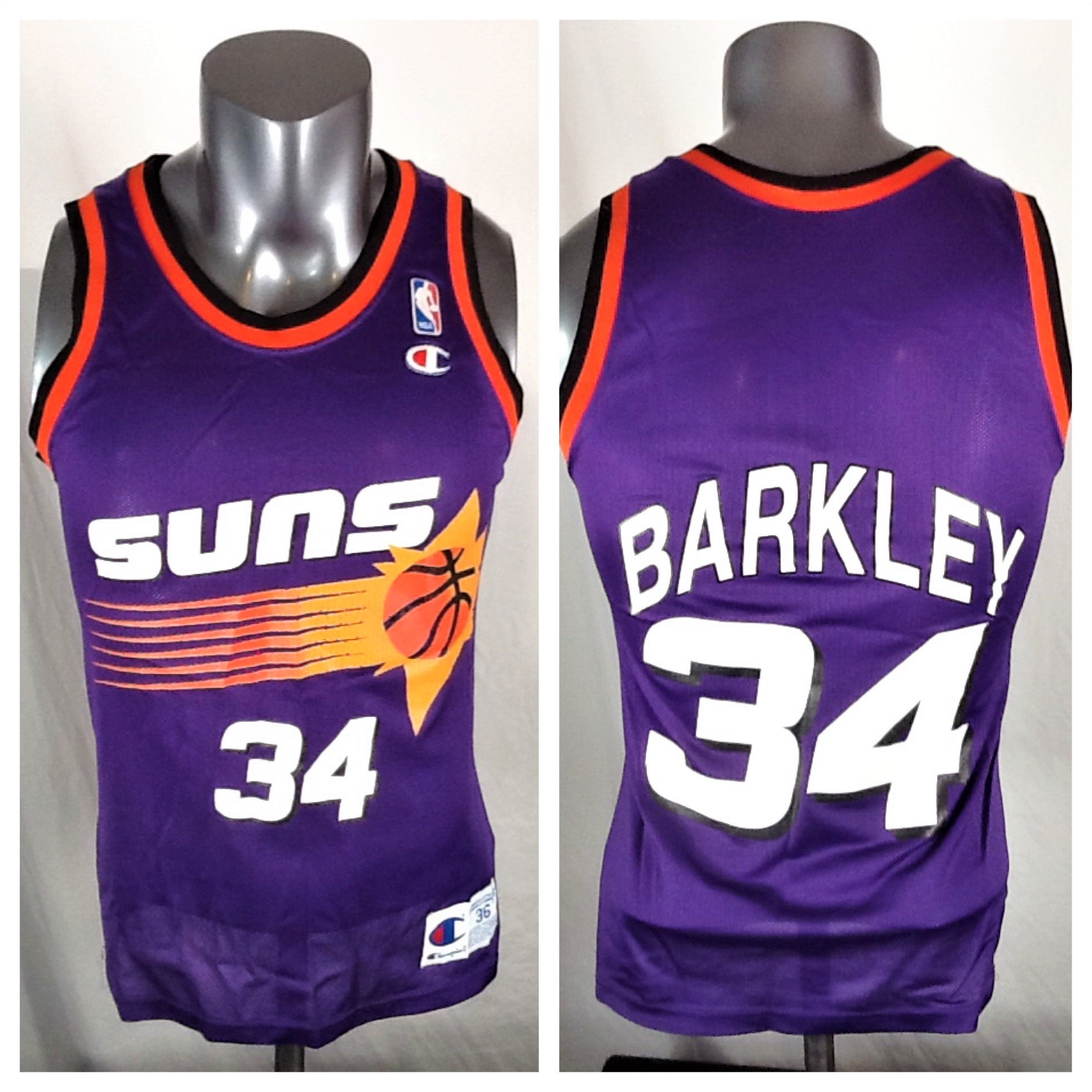 Charles Barkley Phoenix Suns Jersey Boys Small NBA Basketball Vintage  Champion