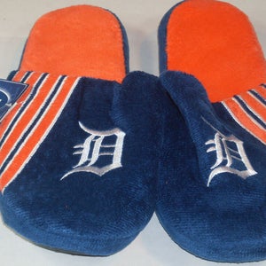 MLB Detroit Tigers Stripe Logo Dot Sole Slippers Size M by FOCO